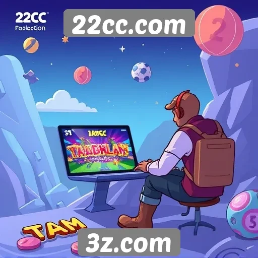 Experiência do usuário no site de jogos 22cc.com